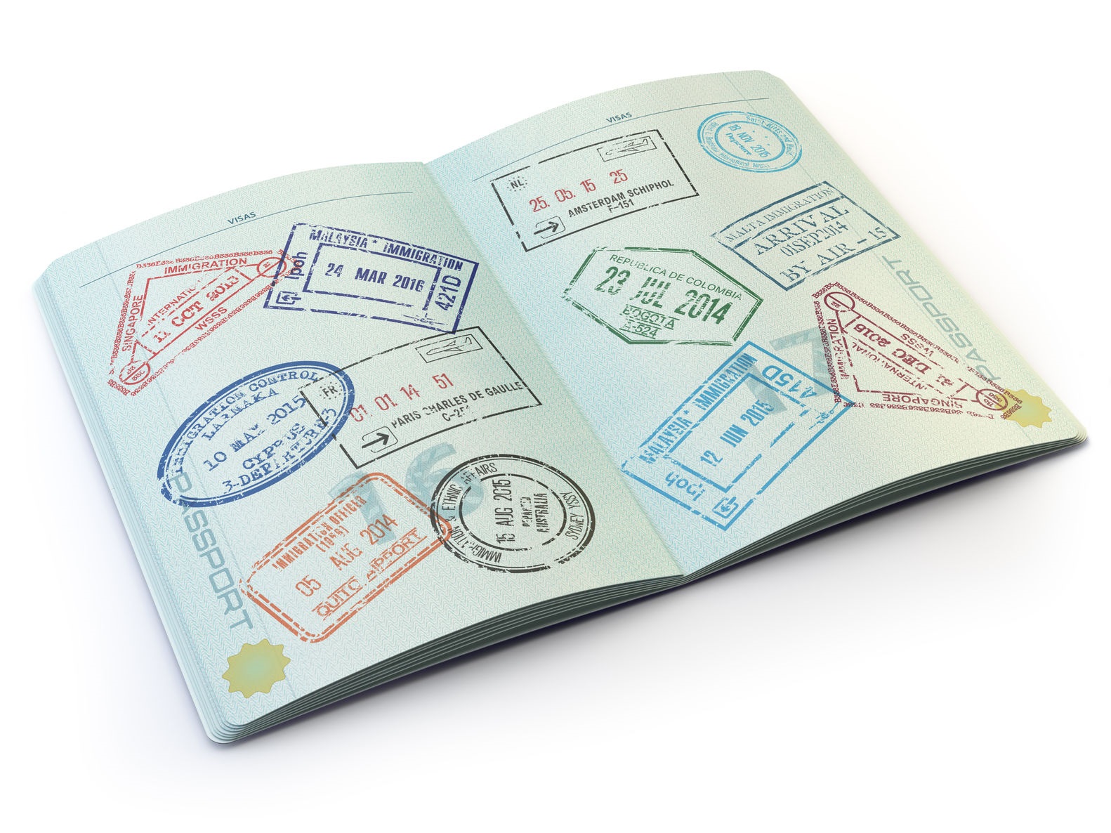 Виза на паспорт картинки